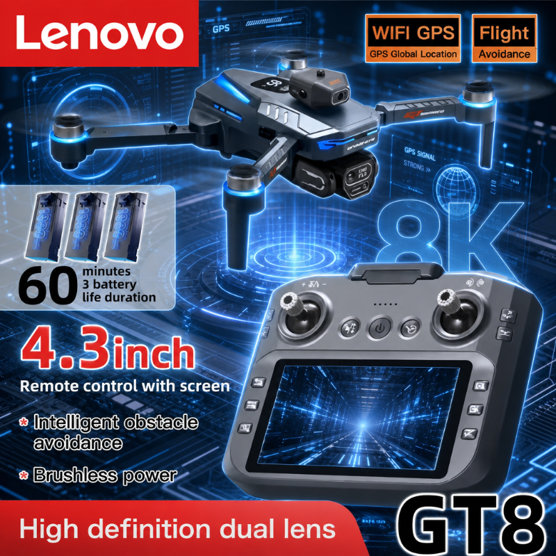 Drone Mapping - Lenovo GT8 8K Drone Professional Aerial