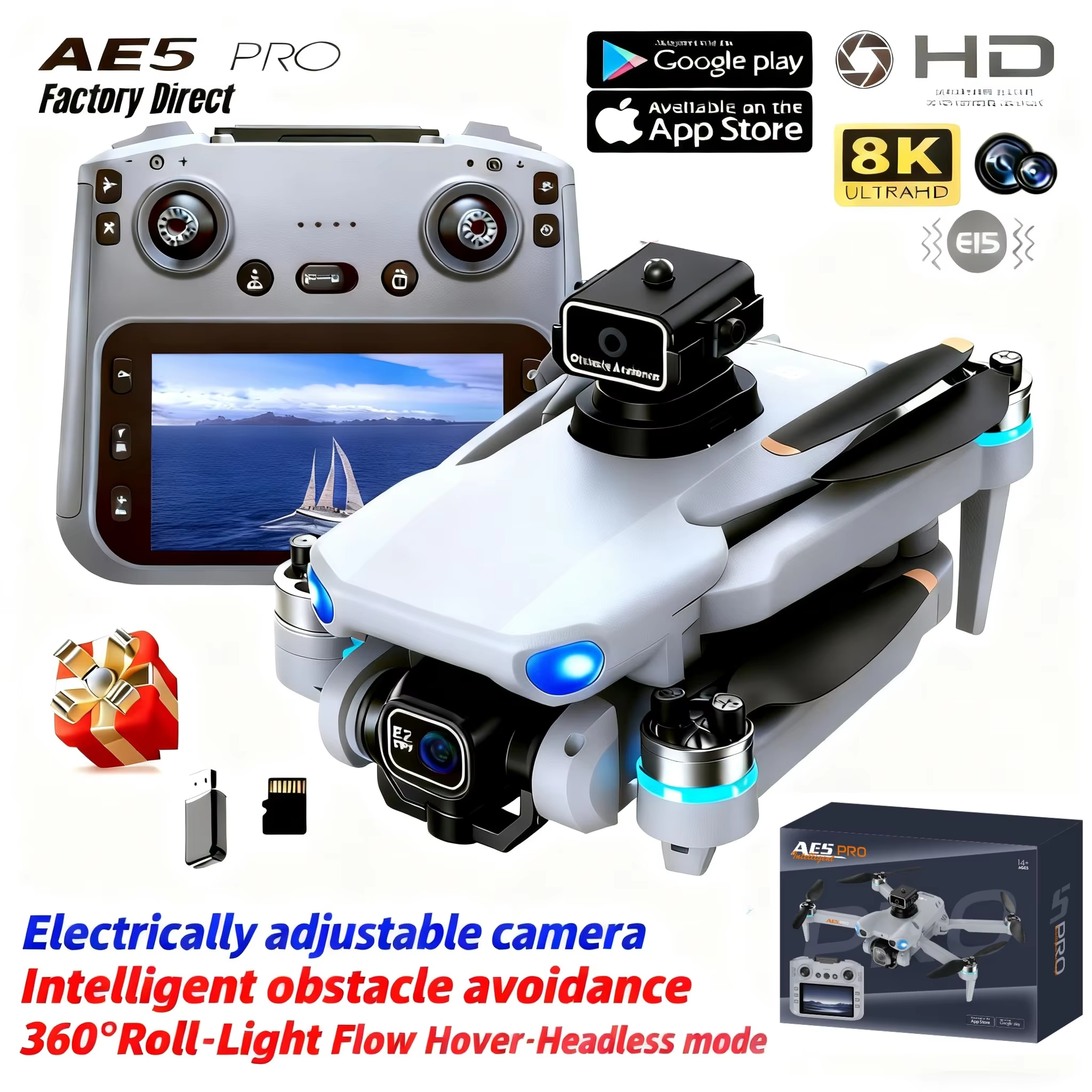 Drone Video Production - Original AE5Pro Mini HD Camera Remote