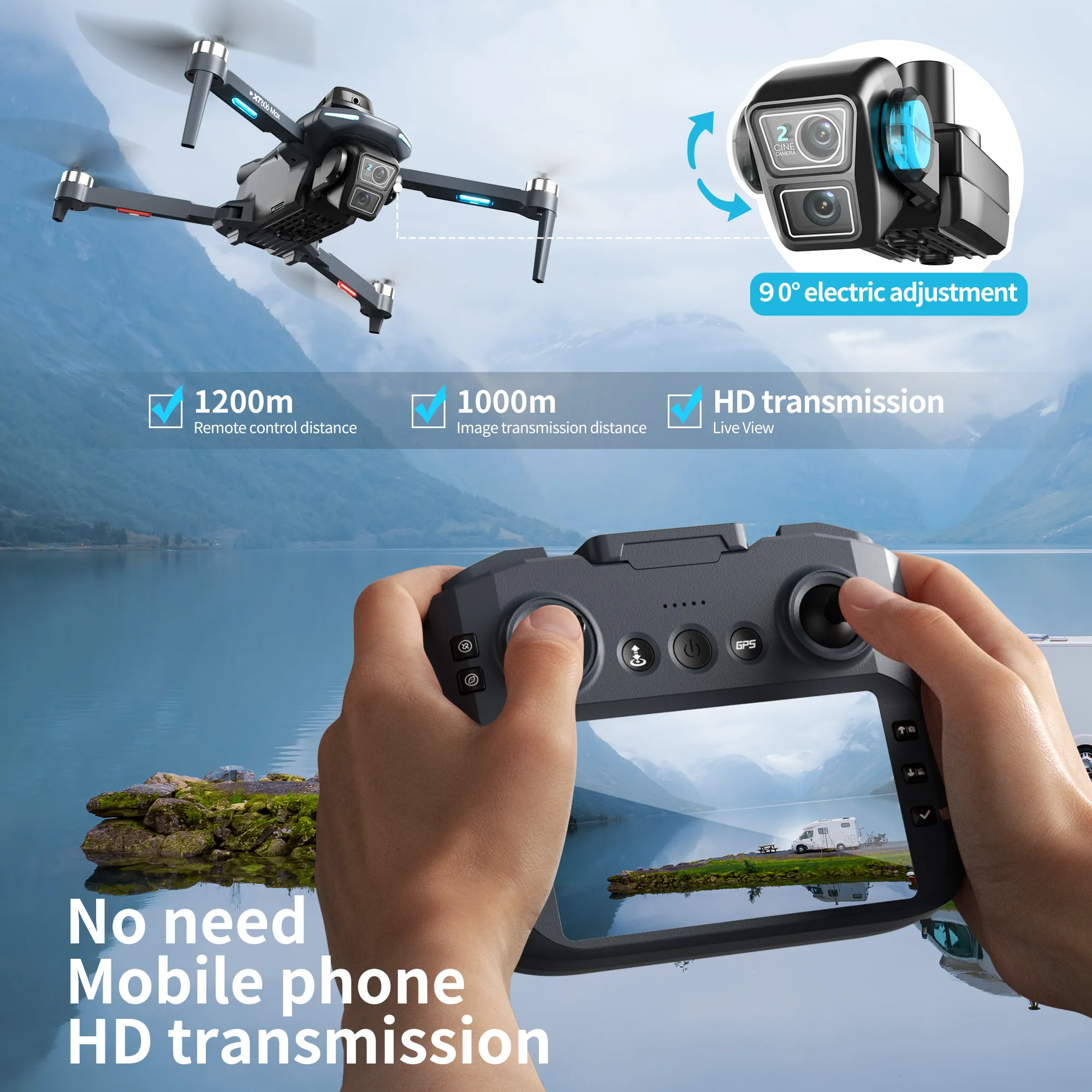 Lenovo XT606 Drone Professiona - Drone Mapping review and price