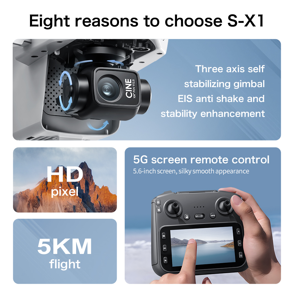 Lenovo S-X1 Drone 8K HD Profes - Drone Multispectral review and price