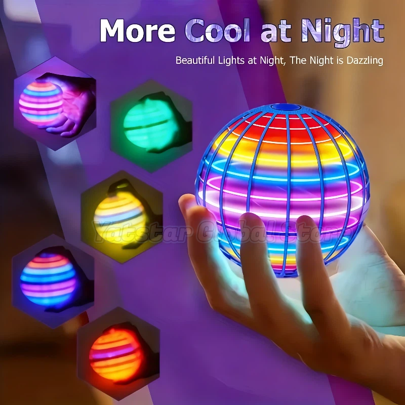 LED Light Up Flying Orb Boomer - Drone Aerial Photography review and price