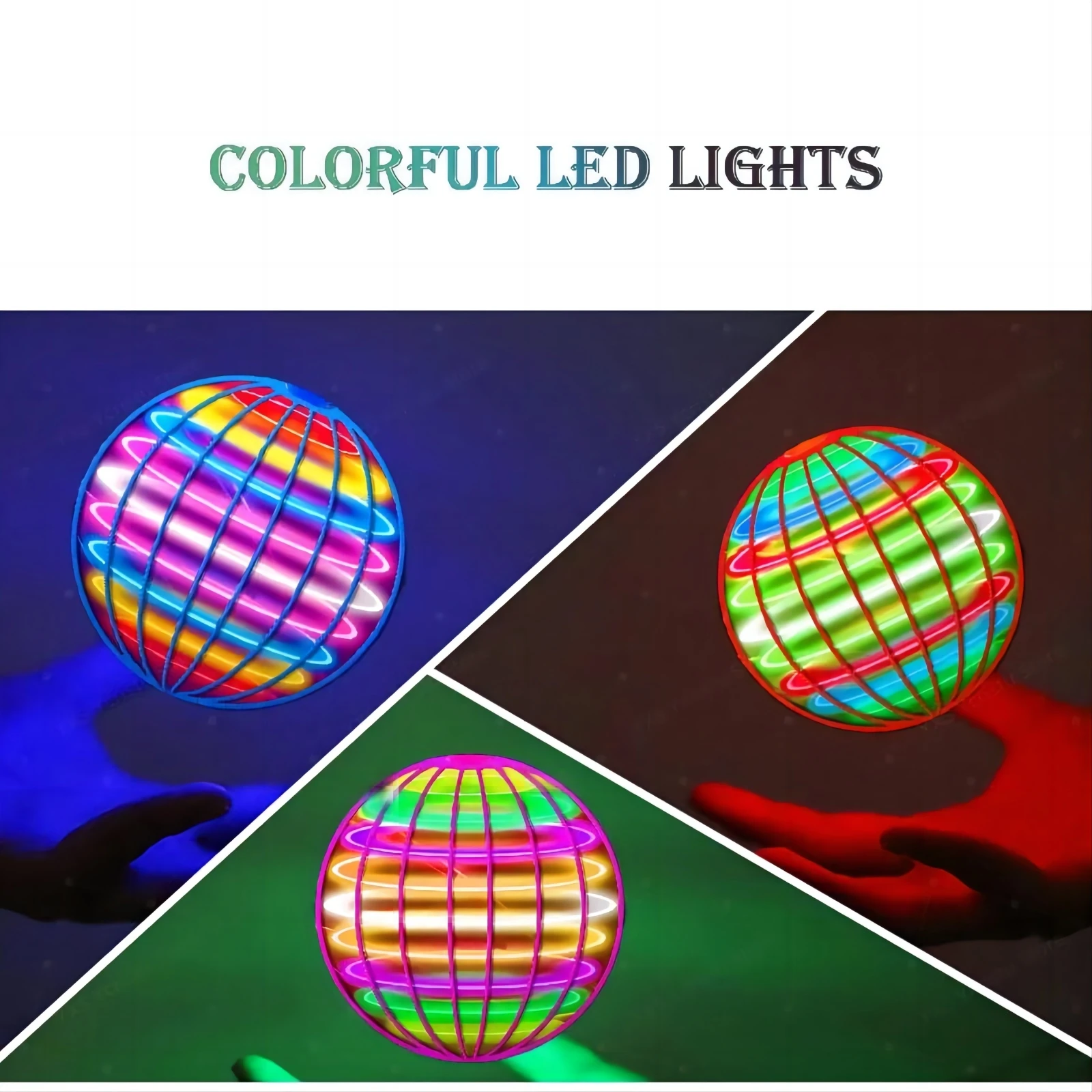 LED Light Up Flying Orb Boomer - Drone Aerial Photography review and price