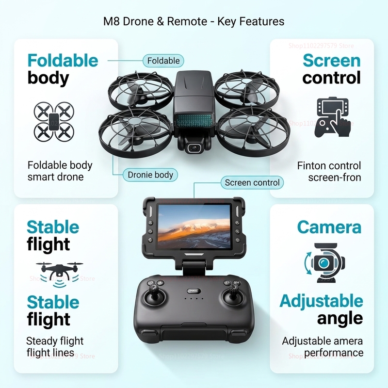 New Drones M8 GPS 8K Professio - Drone Mapping review and price