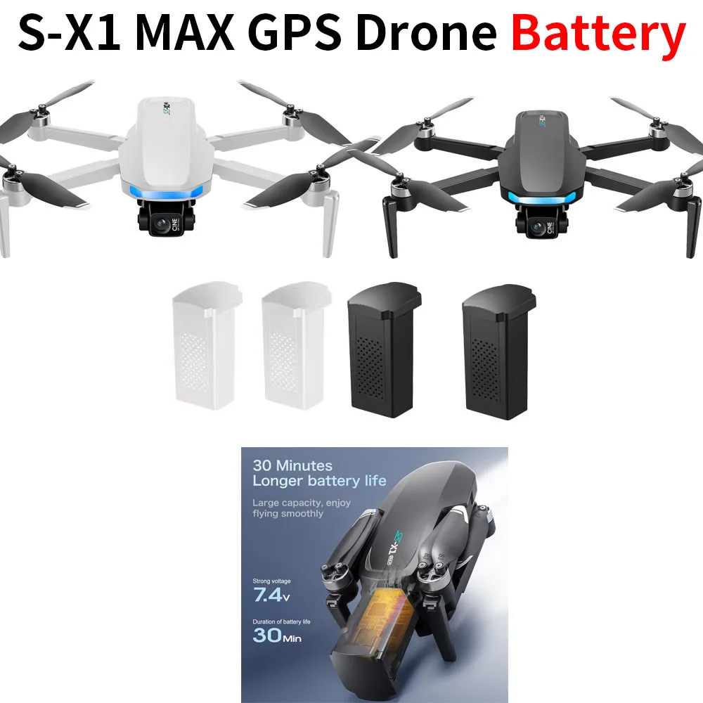 S-X1 MAX GPS Drone Battery 7.4 - Drone Mapping review and price